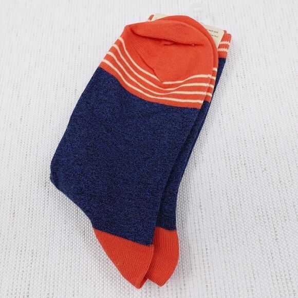 TEACHER SOCKS TEACHERS ROCK Womens Crew 5-10 Blue Combed Cotton Funny Novelty - Picture 4 of 6